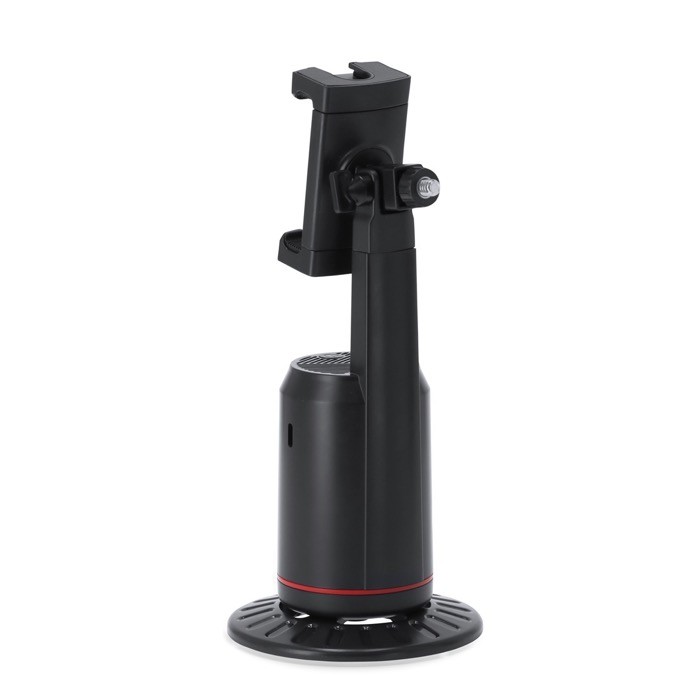 Soporte de móvil con seguimiento automático de 360º y base trípode cuarta vista Soporte de móvil con seguimiento automático de 360º y base trípode cuarta vista