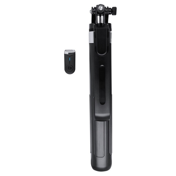 Soporte de móvil con seguimiento automático de 360º y base trípode quinta vista Soporte de móvil con seguimiento automático de 360º y base trípode quinta vista