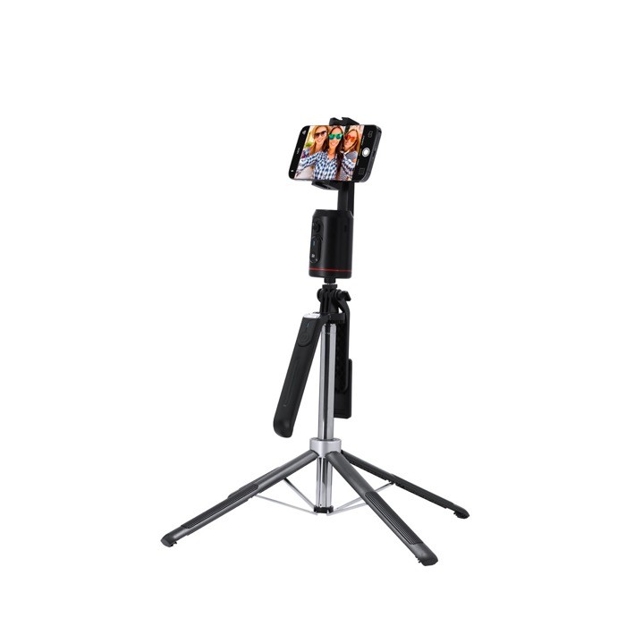 Soporte de móvil con seguimiento automático de 360º y base trípode octava vista Soporte de móvil con seguimiento automático de 360º y base trípode octava vista