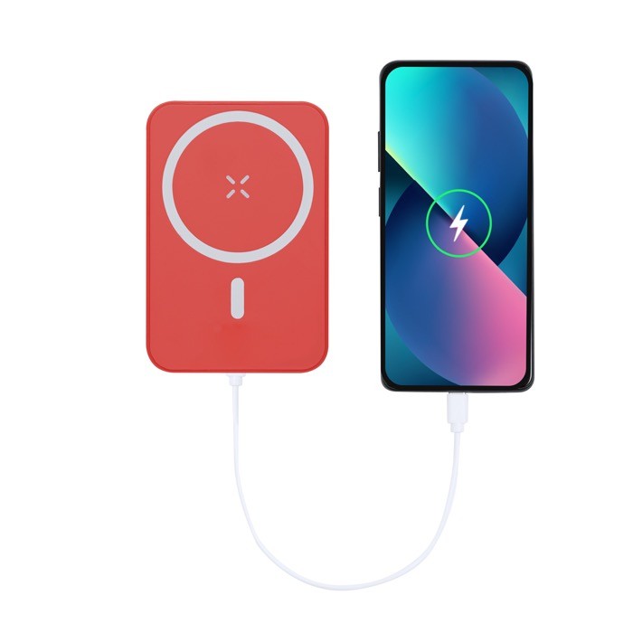 Batería externa para móvil con fijación magnética Magsafe 5.000 mAh sexta vista Batería externa para móvil con fijación magnética Magsafe 5.000 mAh sexta vista