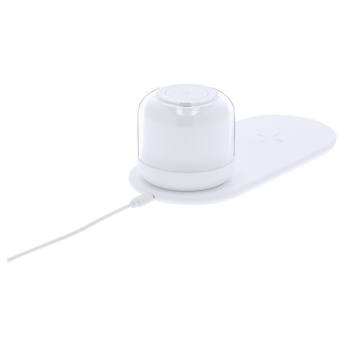 Cargador inalámbrico con lámpara de luz blanca y multicolor 15W quinta vista Cargador inalámbrico con lámpara de luz blanca y multicolor 15W quinta vista