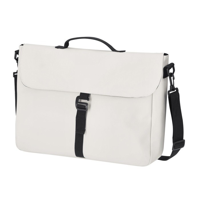 Maletín de portátil de suave PU con cinta de transporte ajustable 15'' sexta vista