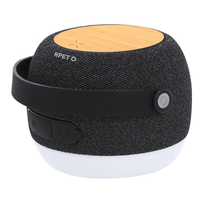 Altavoz cargador con iluminación LED y asa de transporte 15W quinta vista Altavoz cargador con iluminación LED y asa de transporte 15W quinta vista