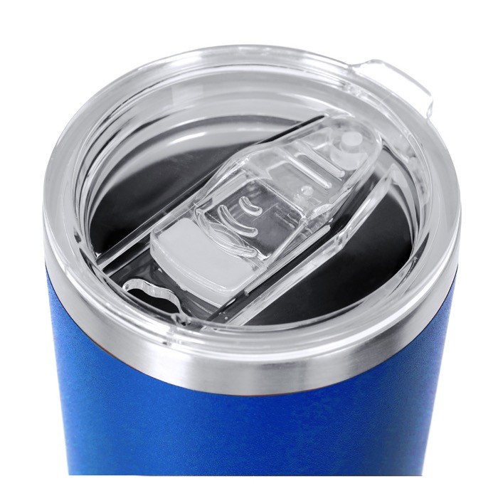 Vaso térmico de acero inoxidable con dosificador en la tapa 530ml tercera vista Vaso térmico de acero inoxidable con dosificador en la tapa 530ml tercera vista