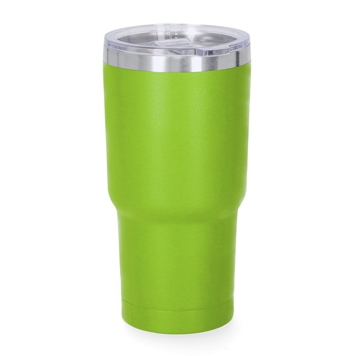 Vaso térmico de acero inoxidable con dosificador en la tapa 530ml color verde primera vista Vaso térmico de acero inoxidable con dosificador en la tapa 530ml color verde primera vista