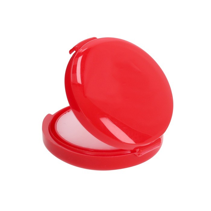 Bálsamo labial en estuche de color redondo con protección SPF15 cuarta vista
