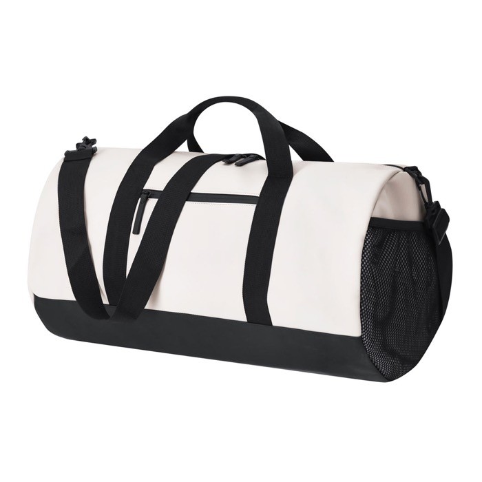 Bolsa de viaje de PU con 2 bolsillos exteriores y 3 interiores segunda vista Bolsa de viaje de PU con 2 bolsillos exteriores y 3 interiores segunda vista