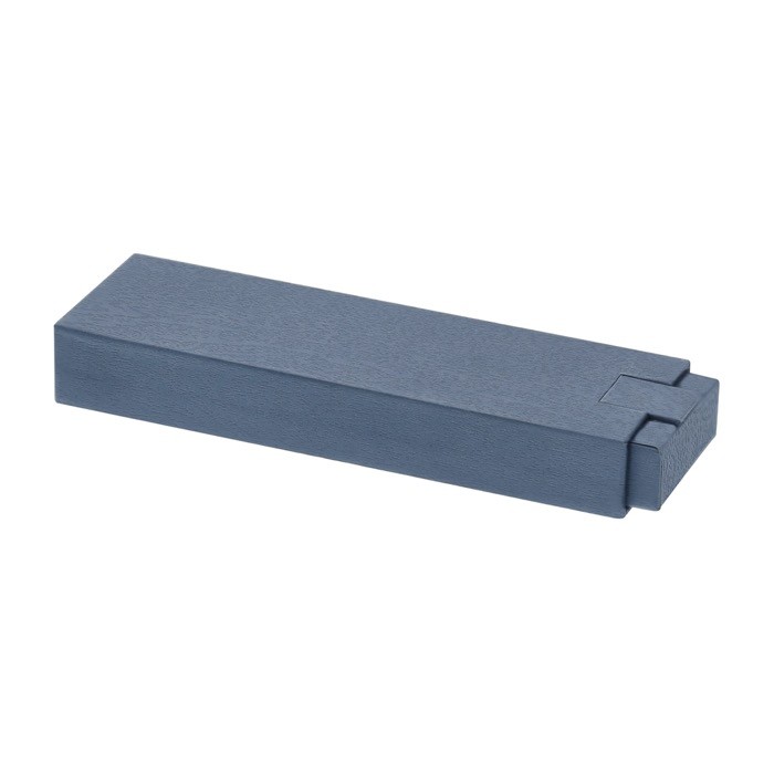 Elegante set de bolígrafo giratorio y roller con capucha de tinta azul tercera vista