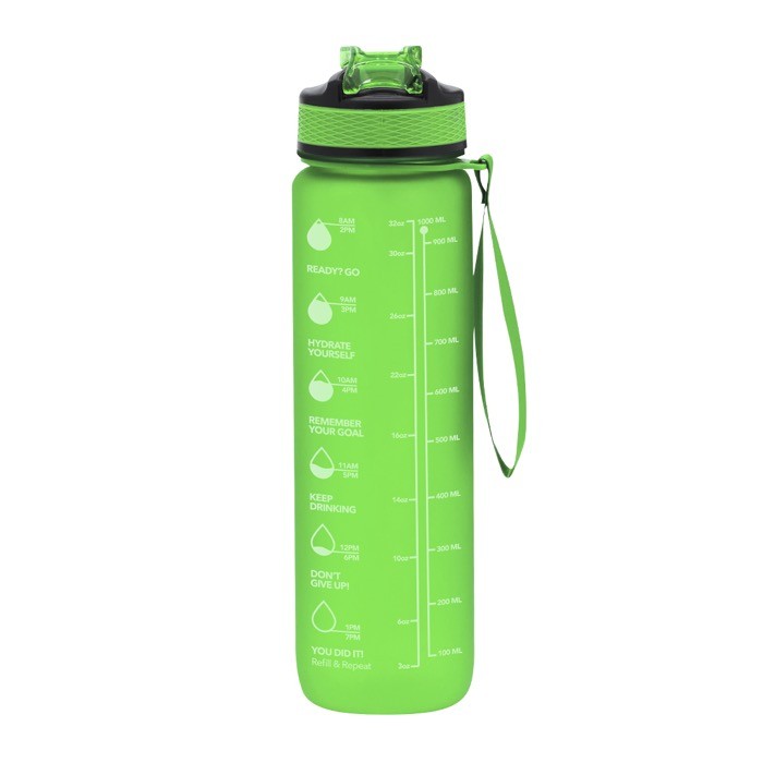 Botella diseñada para una buena hidratación con dosificador 1L quinta vista Botella diseñada para una buena hidratación con dosificador 1L quinta vista