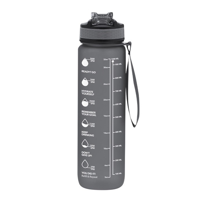 Botella diseñada para una buena hidratación con dosificador 1L séptima vista Botella diseñada para una buena hidratación con dosificador 1L séptima vista