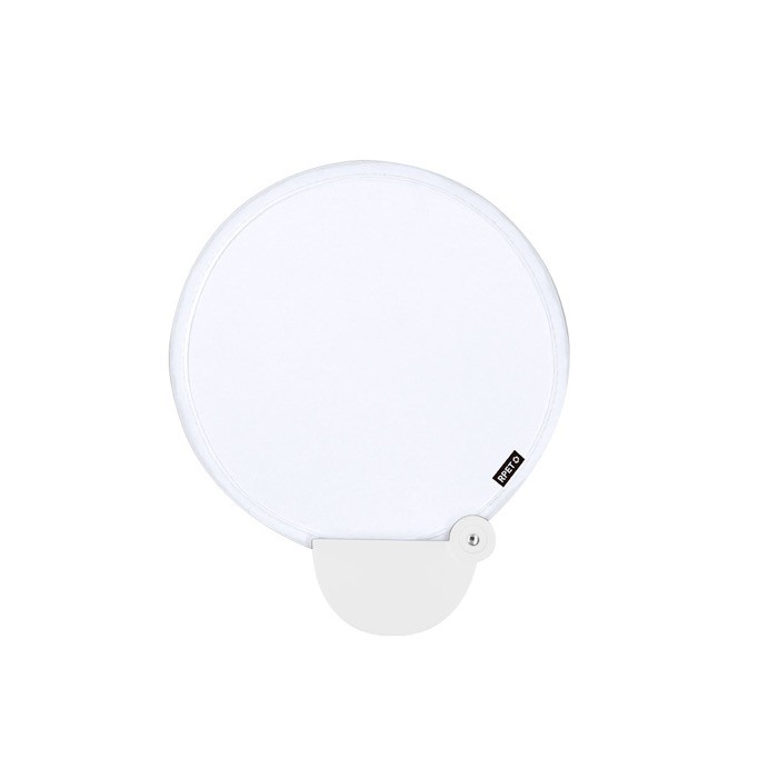 Pai Pai de RPET de fácil plegado con estuche de transporte incluido color blanco primera vista Pai Pai de RPET de fácil plegado con estuche de transporte incluido color blanco primera vista