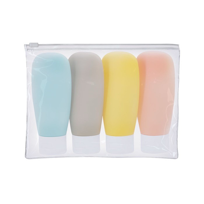 Botes para organizar líquidos y cuidado personal en estuche tercera vista Botes para organizar líquidos y cuidado personal en estuche tercera vista