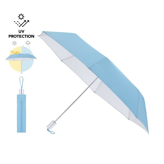 Paraguas plegable con protección solar UPF50+ y funda a juego Ø96