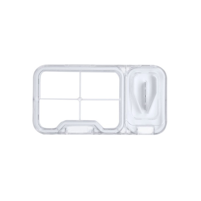 Pastillero con 4 compartimientos y cuchilla para partir pastillas color blanco primera vista Pastillero con 4 compartimientos y cuchilla para partir pastillas color blanco primera vista