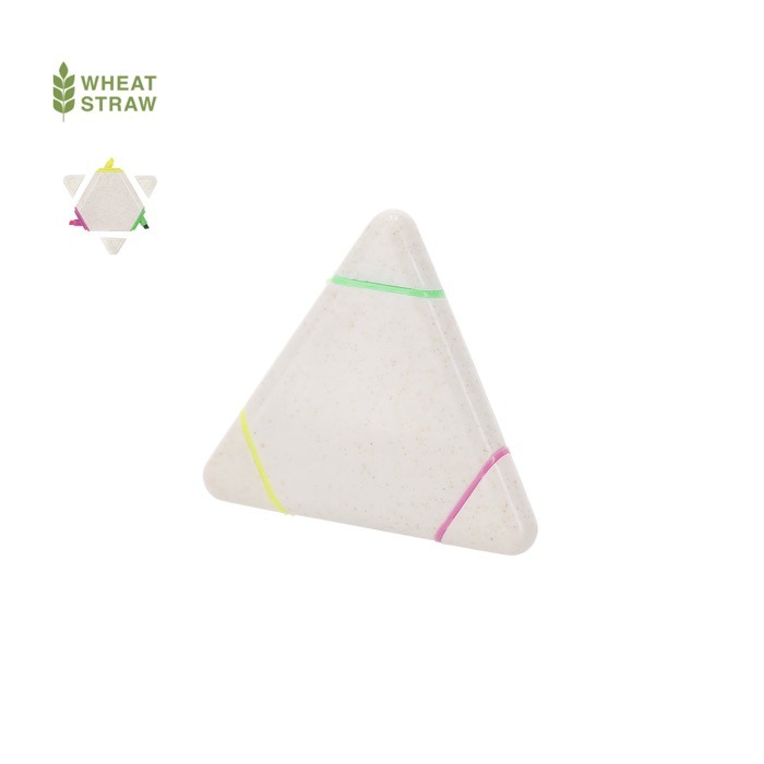 Marcador personalizable de caña de trigo de 3 colores diferentes