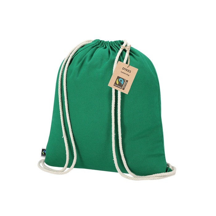 Mochila de cuerdas de algodón con certificación Fairtrade 140 g/m2 segunda vista
