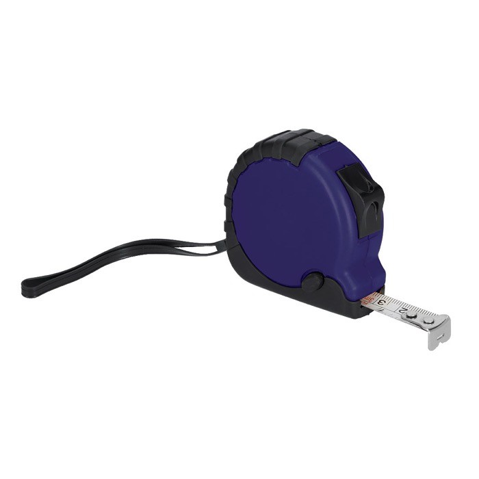 Flexómetro con cuchilla metálica y mecanismo de bloqueo 3M color azul primera vista