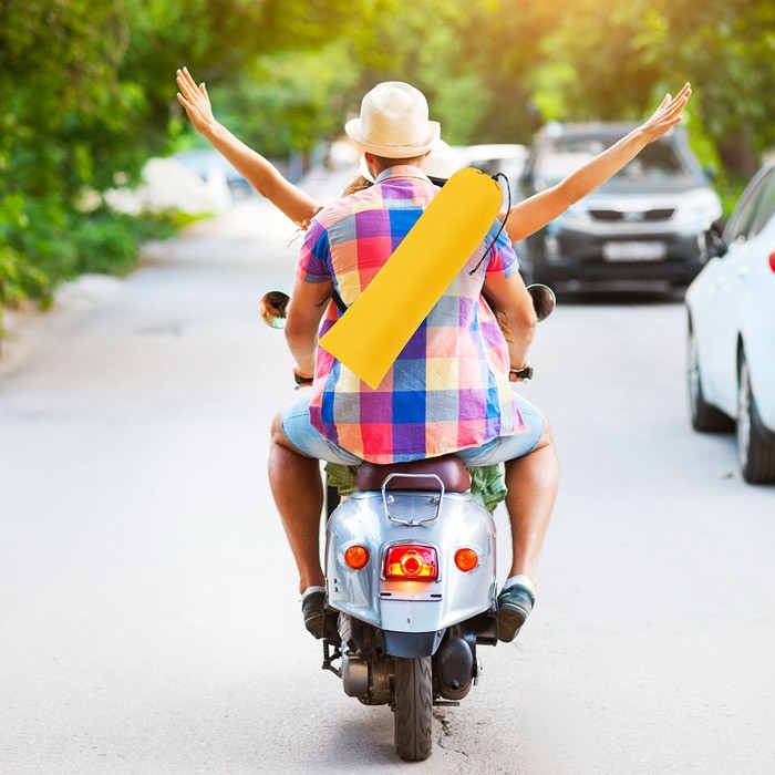 Sombrilla de playa plegable en bolsa de transporte a juego Ø160 novena vista Sombrilla de playa plegable en bolsa de transporte a juego Ø160 novena vista
