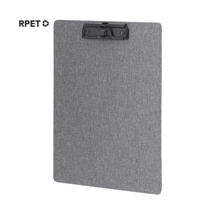 Portapapeles de poliéster RPET con pinza y porta bolígrafos A4 Portapapeles de poliéster RPET con pinza y porta bolígrafos A4