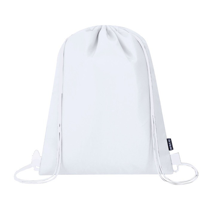 Mochila de cuerdas con función de nevera en el interior 4L color blanco primera vista Mochila de cuerdas con función de nevera en el interior 4L color blanco primera vista