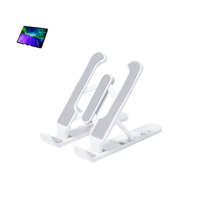 Pequeño soporte antideslizante y regulable para tablet o móvil Pequeño soporte antideslizante y regulable para tablet o móvil