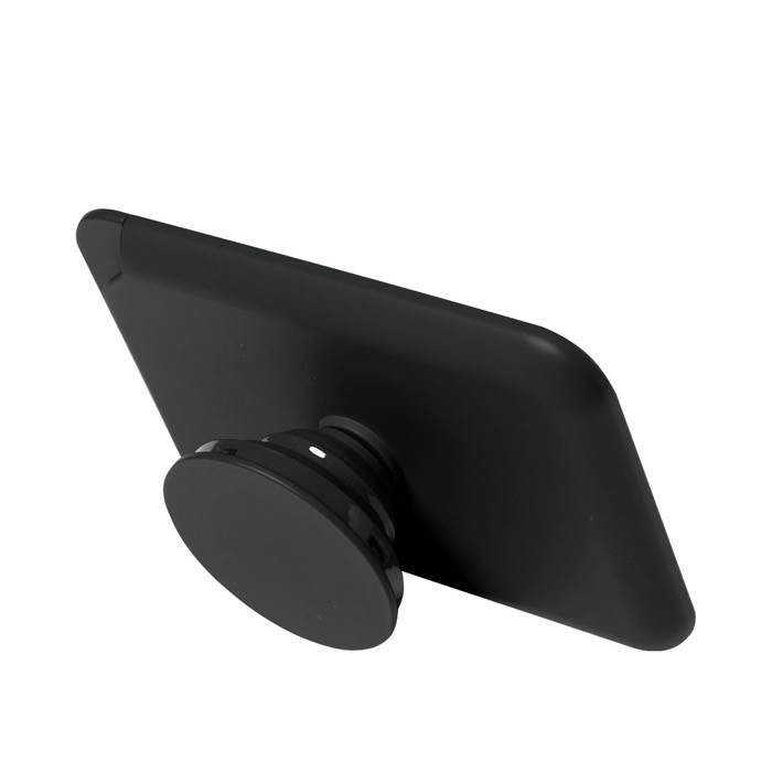 Tarjetero para móvil con soporte y sujeción extraíble y ajustable color negro primera vista Tarjetero para móvil con soporte y sujeción extraíble y ajustable color negro primera vista