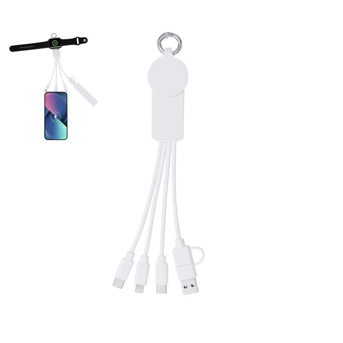 Cable cargador 5 en 1 incluyendo cargador para smartwatch Cable cargador 5 en 1 incluyendo cargador para smartwatch