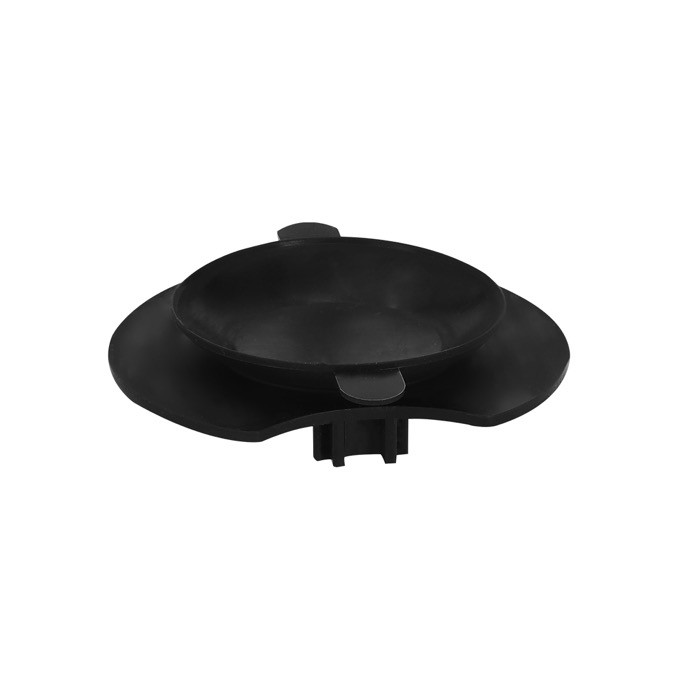 Soporte ventosa de luces de emergencia para superficies no metálicas color negro primera vista Soporte ventosa de luces de emergencia para superficies no metálicas color negro primera vista