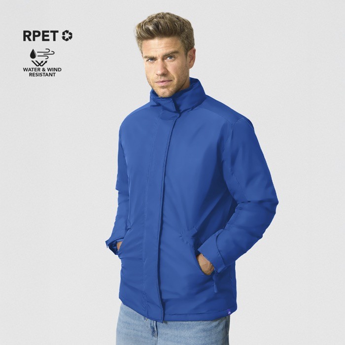 Parka de RPET acolchada resistente al viento y al agua MKT Oceanía Parka de RPET acolchada resistente al viento y al agua MKT Oceanía
