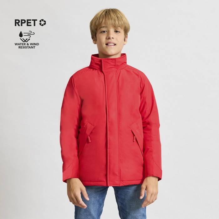 Parka infantil de RPET resistente al viento y al agua MKT Oceanía Parka infantil de RPET resistente al viento y al agua MKT Oceanía