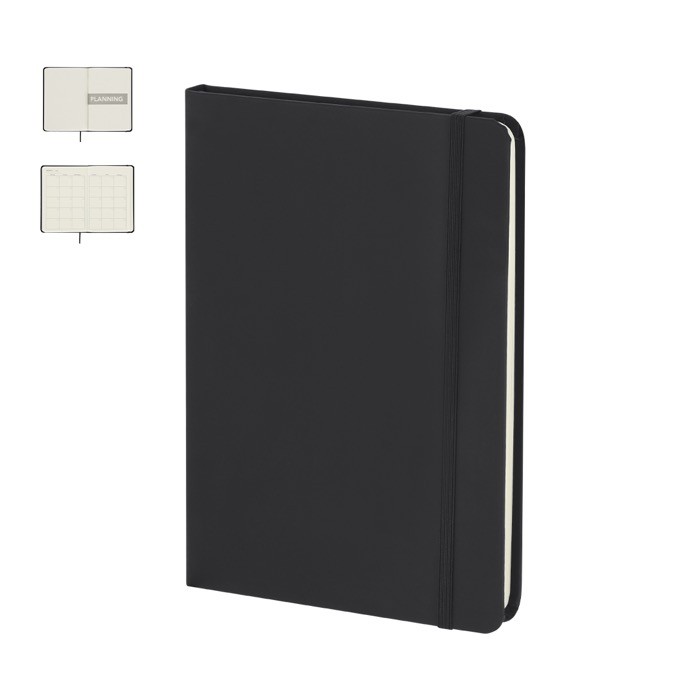 Libreta de hojas lisas con planificador mensual en inglés incluido Libreta de hojas lisas con planificador mensual en inglés incluido