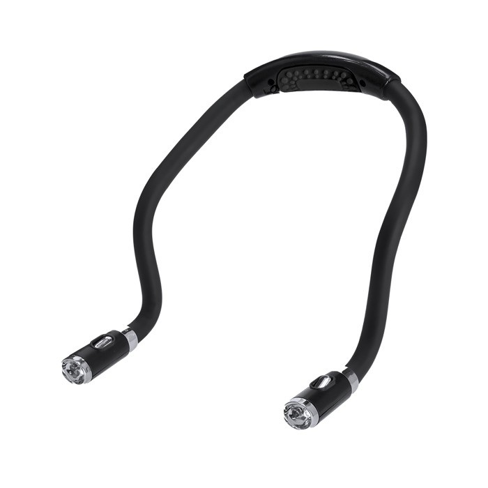 Lámpara manos libres de lectura con diseño ergonómico y 4 luces LEDs segunda vista