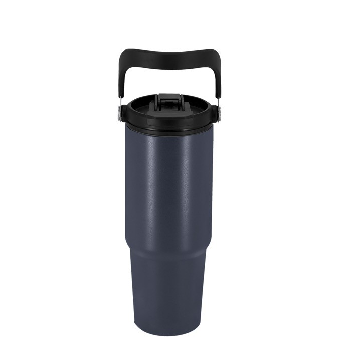 Botella de acero inox reciclado con asa de transporte a juego 900ml sexta vista Botella de acero inox reciclado con asa de transporte a juego 900ml sexta vista