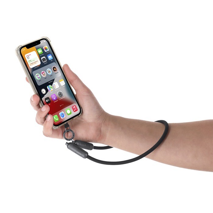 Muñequera con cable de carga con función de transferencia de datos 60W sexta vista