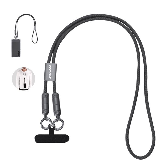 Lanyard con cable de carga con función de transferencia de datos 60W