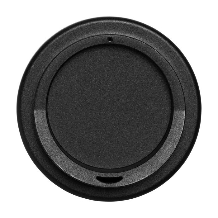 Vaso take away de plástico con agarre color negro segunda vista