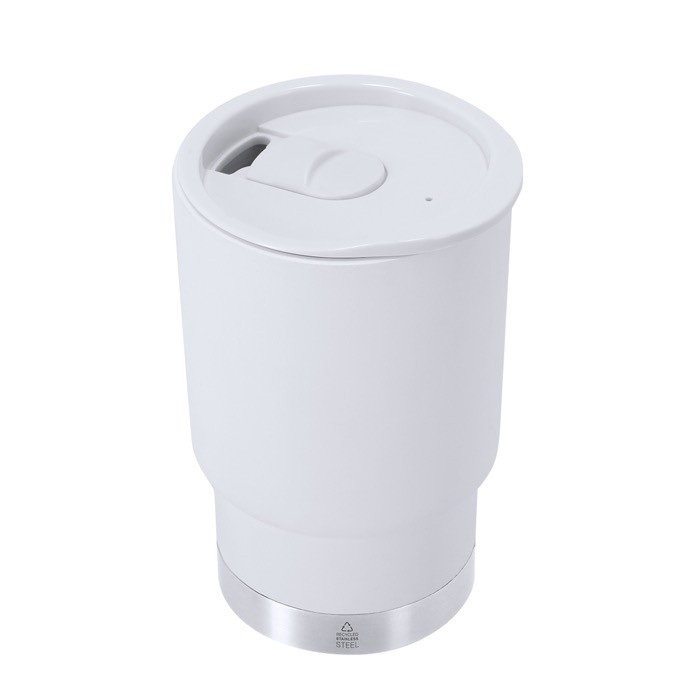 Vaso térmico para llevar de doble pared con dosificador 380ml segunda vista Vaso térmico para llevar de doble pared con dosificador 380ml segunda vista