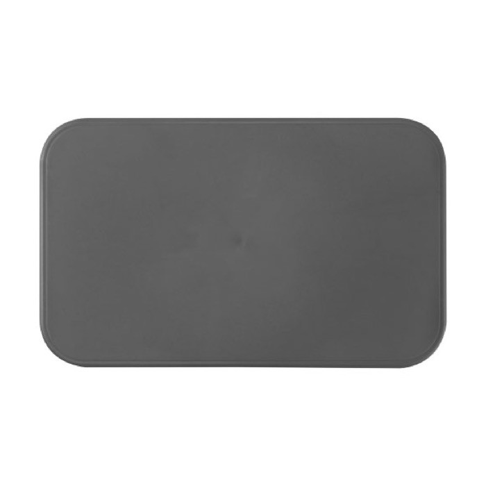 Fiambrera con dos bases color gris segunda vista