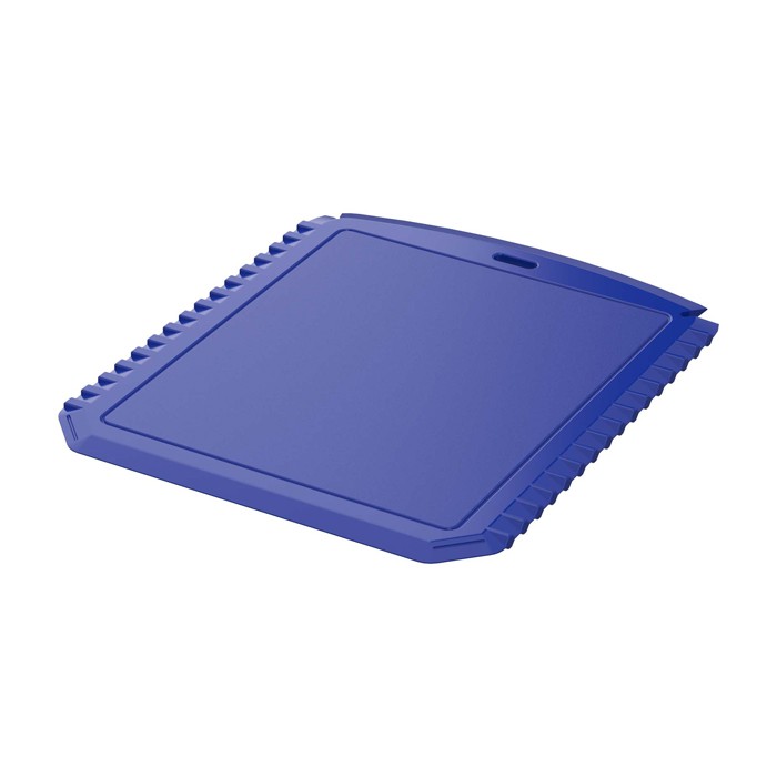Raspador de hielo con forma rectangular de plástico reciclado color azul Raspador de hielo con forma rectangular de plástico reciclado color azul
