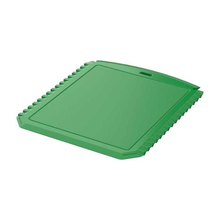Raspador de hielo con forma rectangular de plástico reciclado color verde Raspador de hielo con forma rectangular de plástico reciclado color verde