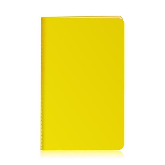 Cuaderno de cartón de colores con lomo cosido A6 hojas lisas color amarillo claro Cuaderno de cartón de colores con lomo cosido A6 hojas lisas color amarillo claro