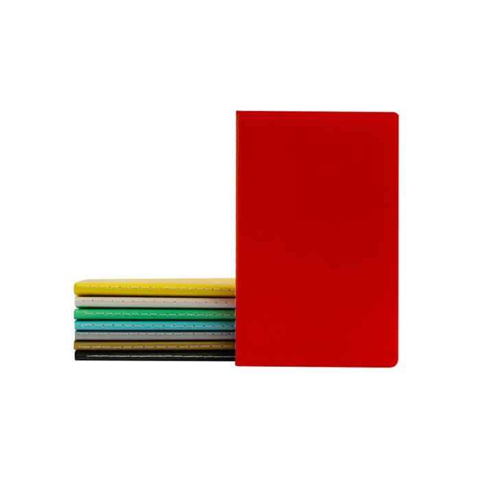 Cuaderno de cartón de colores con lomo cosido A6 hojas lisas vista 6 Cuaderno de cartón de colores con lomo cosido A6 hojas lisas vista 6