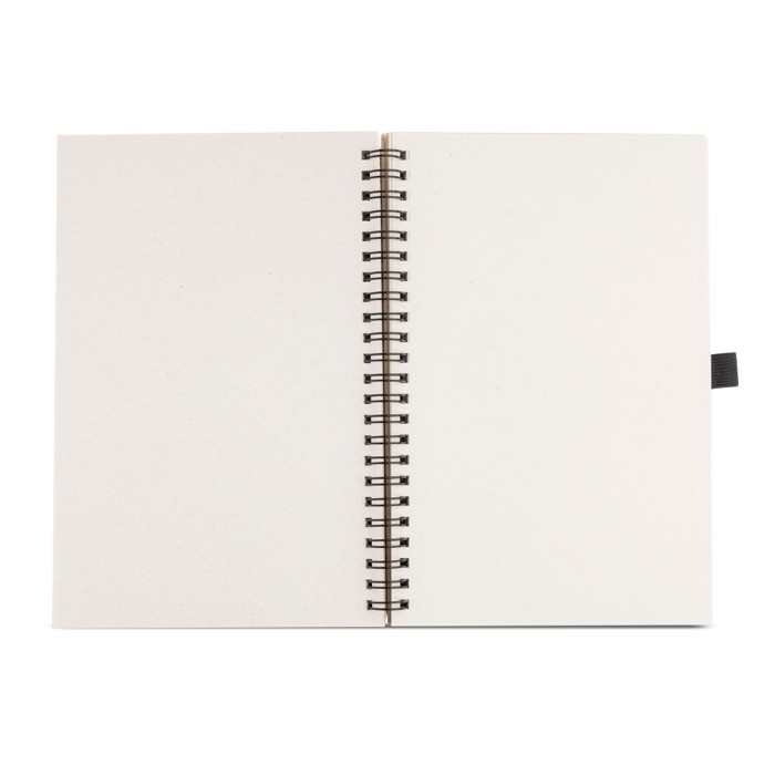 Bloc de notas hecho de cartones de leche A5 hojas lisas vista 2