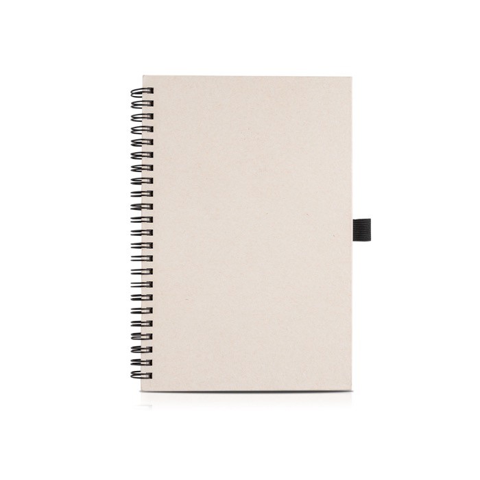 Bloc de notas hecho de cartones de leche A5 hojas lisas color beige