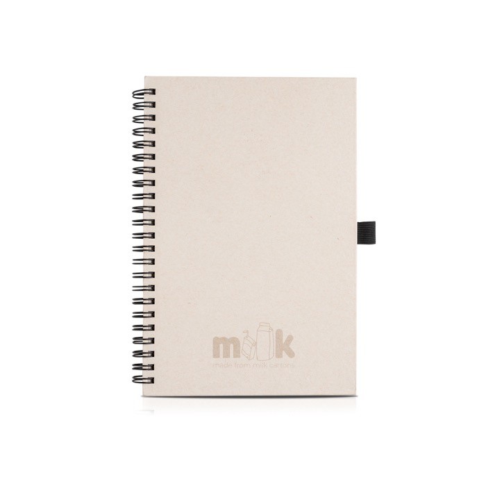 Bloc de notas hecho de cartones de leche A5 hojas lisas