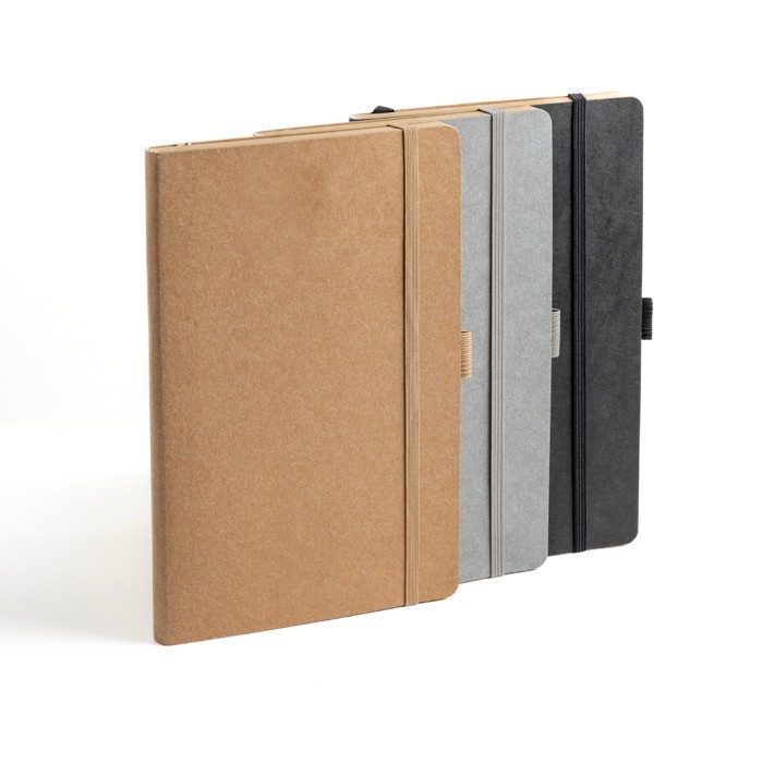 Libreta con tapa de papel resistente al agua A5 hojas lisas vista 1