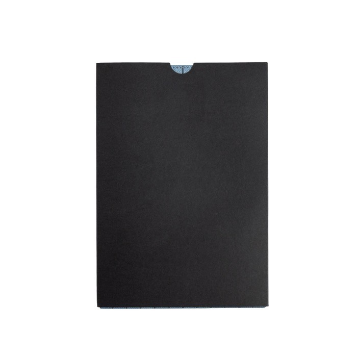 Libreta de PU texturizado y parche personalizable A5 hojas lisas vista 2