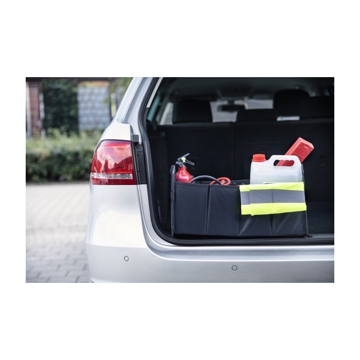 Organizador de 2 compartimientos de poliéster con asas de transporte primera vista Organizador de 2 compartimientos de poliéster con asas de transporte primera vista