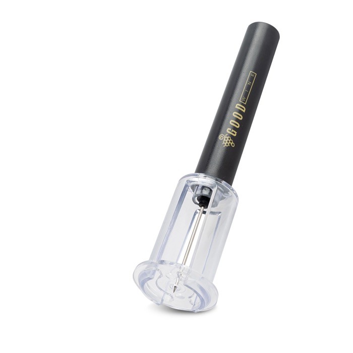 Sacacorchos al vacío con aguja para sacar los tapones fácilmente vista con logo impreso Sacacorchos al vacío con aguja para sacar los tapones fácilmente vista con logo impreso