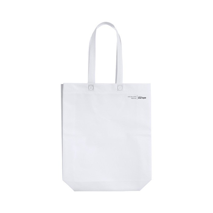 Bolsa de non-woven reciclado de 120 g/m2 color blanco